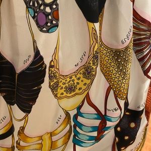 Salvatore Ferragamo Silk “Shoe” Dress! Vintage!